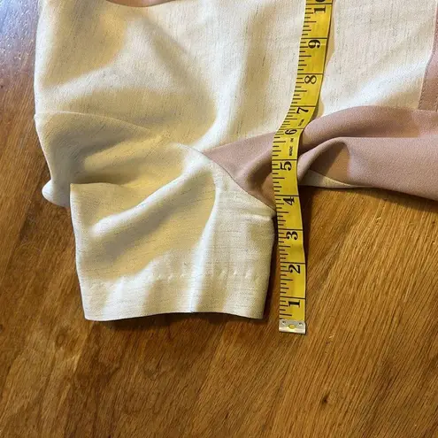 Perceptions Vintage Womens 12 Pink White Dress Jacket 2 piece Matching Set