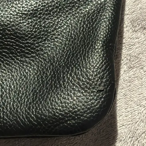 Kooba Everette Black Pebbled Leather Crossbody Bag with Detachable Strap