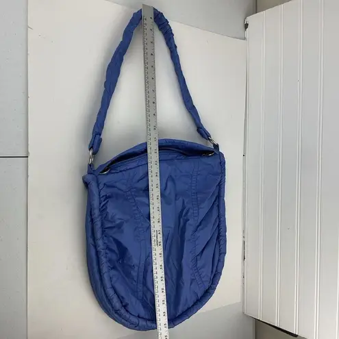 VTG Samsonite Sammie Series 96 Blue Nylon Puffer Bag Travel Purse Carryon Tote