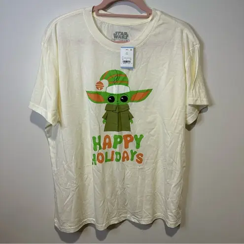 Star Wars NWT baby yoda happy holidays tshirt size xxl juniors