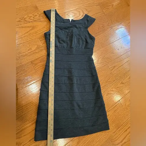 AX Paris Bodycon Bandage-Style Dress – Charcoal Gray – UK 12 (US 8)