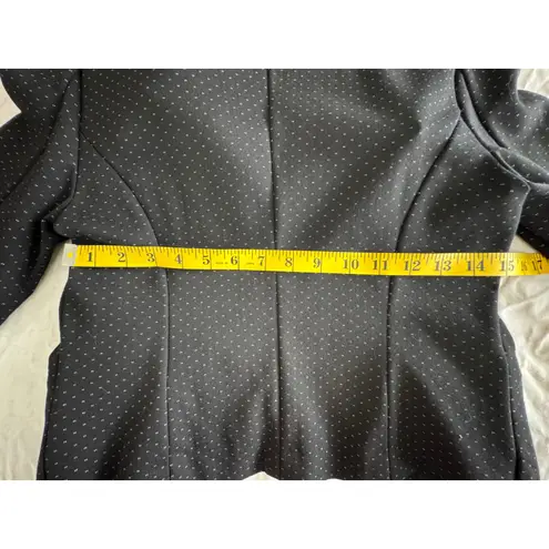 Amanda & Chelsea Amanda Chelsea Polka Dot Blazer Cropped Career Jacket Black Size 4P