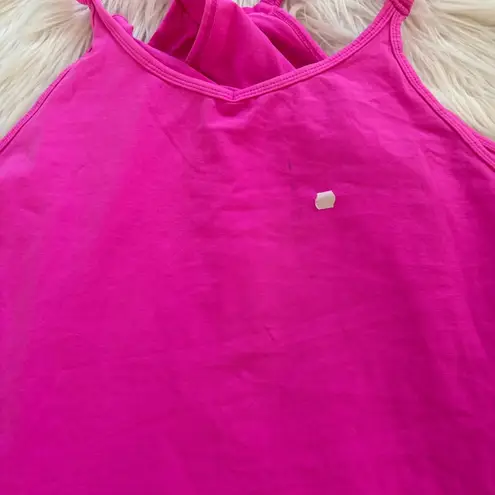 Free People Hot Shot Mini Dress HOT PINK XS