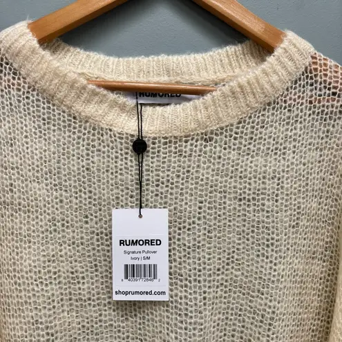 RUMORED Signature Pullover in Ivory Coast S/ M Size undefined
