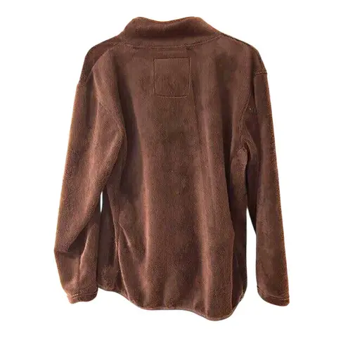 OHIO STATE Buckeyes Fleece Pullover Black Mock Zip Kangaroo Football Size LARGE