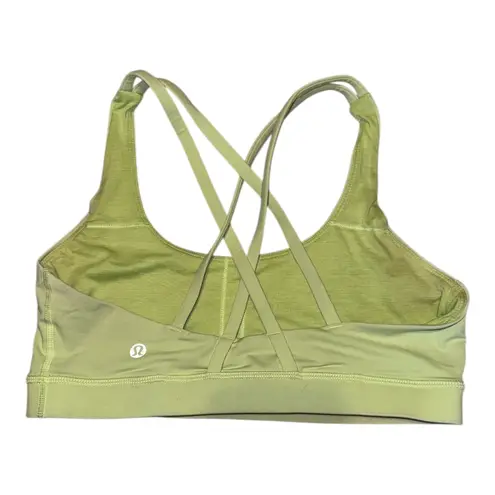 Lululemon  Enegry Bra Scream Green Light  Medium Support, Size 8