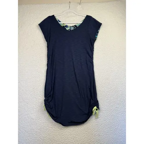 Title Nine Title Nine Dress Womens Medium Floral Matahari Ruched Reversible Summer