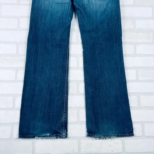 American Eagle Low Rise Bootcut Jeans Womens Size 29 Blue Denim