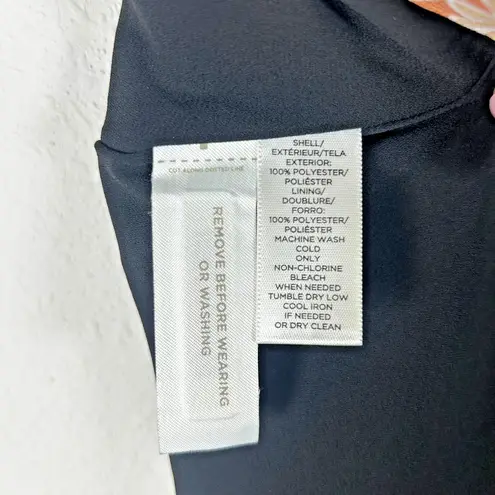 Loft  Tiered Mini Skirt Floral Mixed Print Black Blue Orange Size 14 NWT 90s Boho