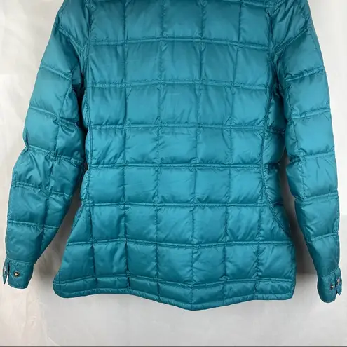 Woolrich  Abington Teal Goose Down Puffer Coat Womens Sz Small