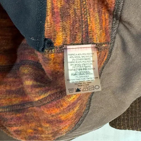 Title Nine Wool Blend Sweater Jacket Brown Knit Full Zip Women’s Size X-Small