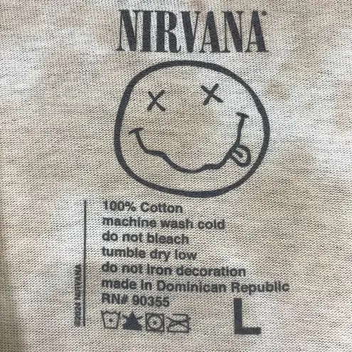 Nirvana Grunge Band Tie Dye T-Shirt Size Large