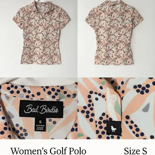 BAD BIRDIE • Women's Golf Polo SS23 Abstract Fish Core Performance BBW02