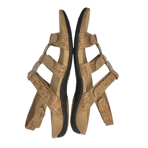 Vionic AMBER Backstrap Sandals Size 10 Adjustable Orthotic Arch Support Comfort