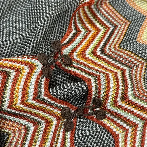 Missoni vintage Chevron Fine Lace zig zag Knit Cardigan Made in Italy viscose 42