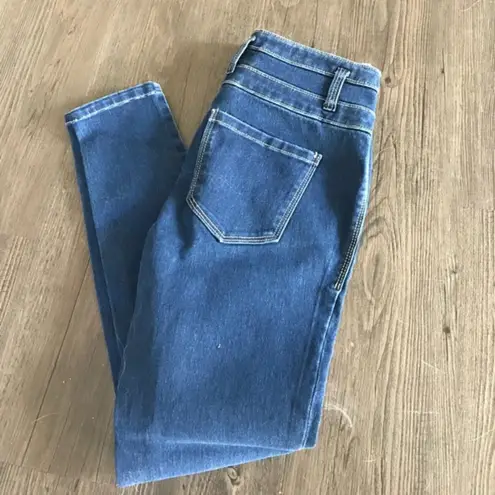🔴Love Fire High Waisted Denim Jeans Size 0 Blue