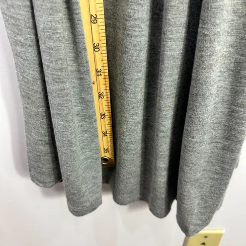 barney's new york CO-OP Barneys Babydoll Dress Womens XS Gray Ruched Minimalist Y2K Indie Chic