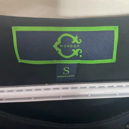 C Wonder rhinestone embellished peplum top sz S