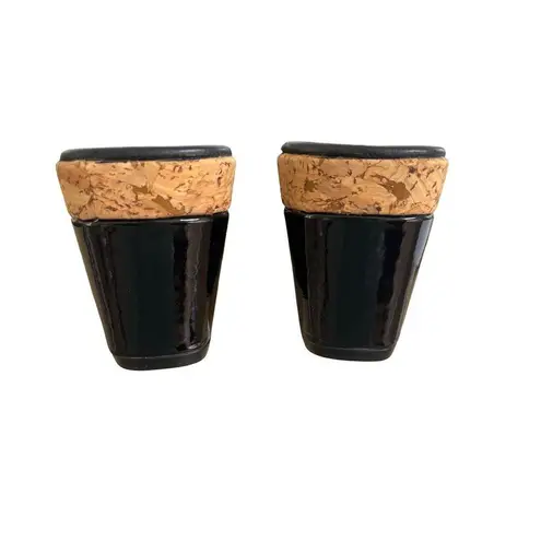 Donald Pliner VTG. Y2K BLACK BOW TIE WEDGE SANDALS SIZE 10 1/2 NEW.