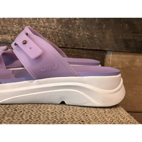 Jbu by Jambu Women's US 8.5 Fenton Purple Platform Water Ready Sandals Slides