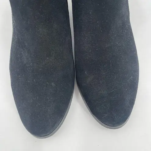 Blondo Boots Size 8 Isaac Waterproof Suede Black Heeled Ankle Winter Fall Casual