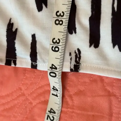 NWOT Women‘s Shift Dress Midi White Half Sleeve Print Summer Spring Size XL