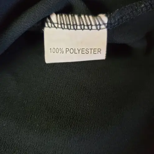 Jon & Anna New York black medium sheer 3/4 sleeves blouse