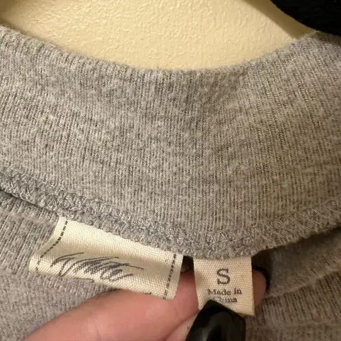 White Crow Color Block Mock Neck Sweater