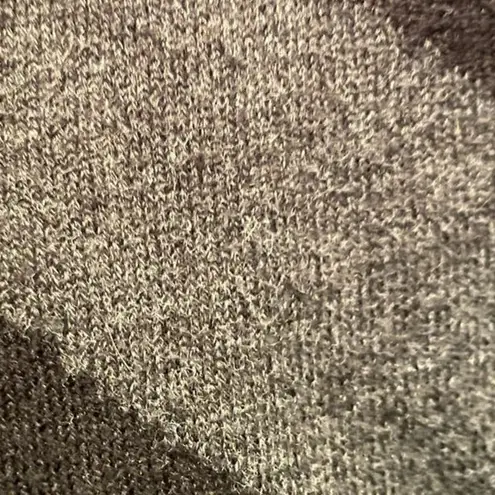 Dana Buchman Black & Gray Striped Knit Boxy Open Cardigan Medium