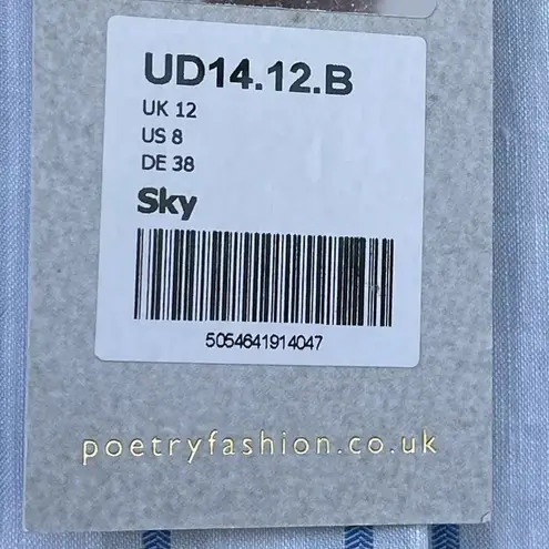 Poetry STRIPE BUTTON THROUGH SHIRT SIZE 8