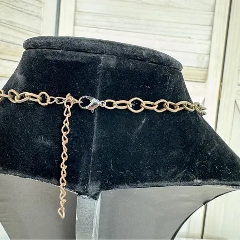 Chunky Beaded Multicolor Statement Necklace Boho Western