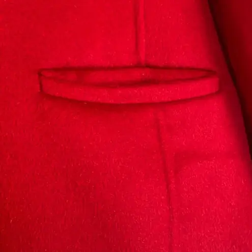 Pendleton 100% Merino Wool red blazer jacket small