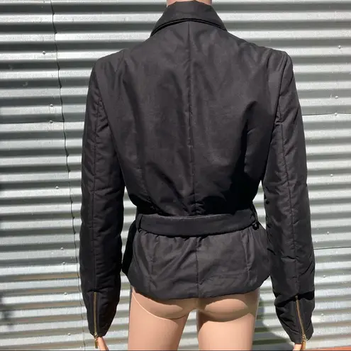 La Perla Studio Fabric Biker Jacket with Belt