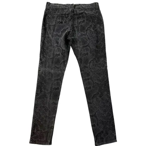 James Jeans Twiggy 5 Pocket Leggings Venom Slate Snakeskin MobWife 90s Size 31