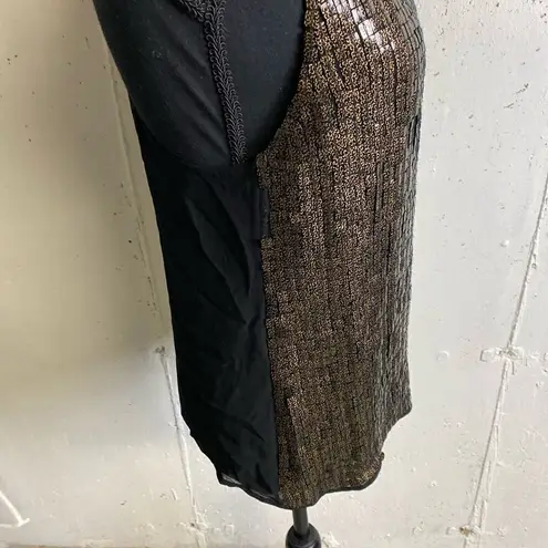 MLV Collection #700 MLV The Ozzy Sequin Tank Top in Bronze