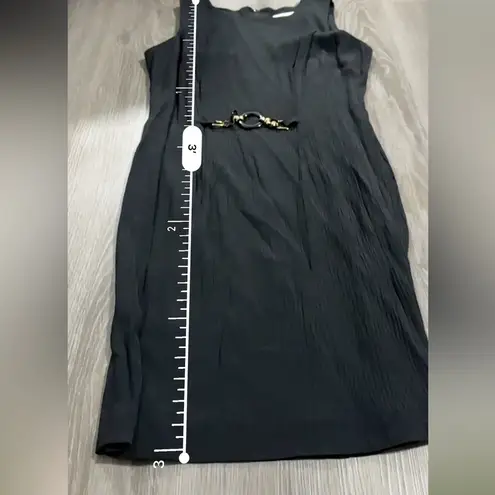 S.L. Fashions Vintage Black Sleeveless Dress & Matching Short Sleeve Jacket Sz 8