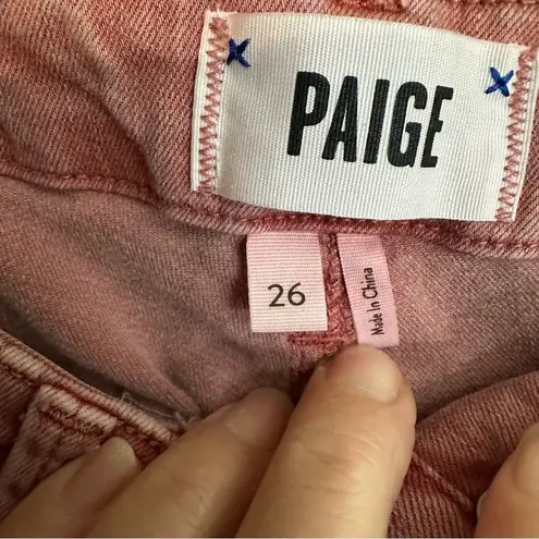 Paige  Mayslie Jogger Pants In‎ Vintage Ash Rose Size 26