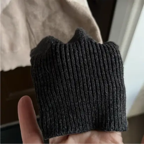 EUC Lilla P Cashmere Blend Chevron Color Block Cowl Sweater