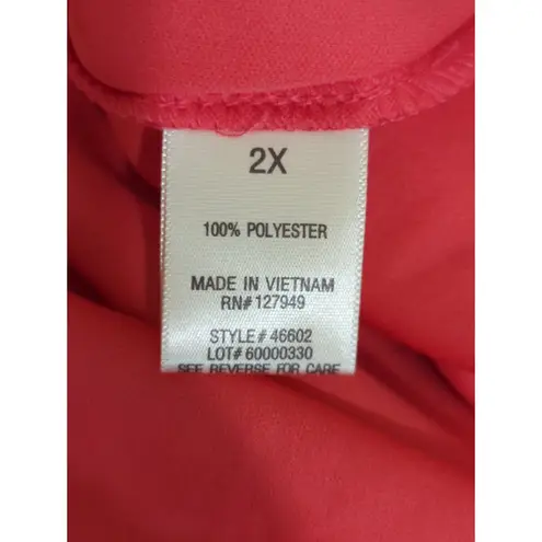 Emma & Michele Red Lace Halter Blouson Maxi Dress Size 2X Coastal Party NWT - Image 9