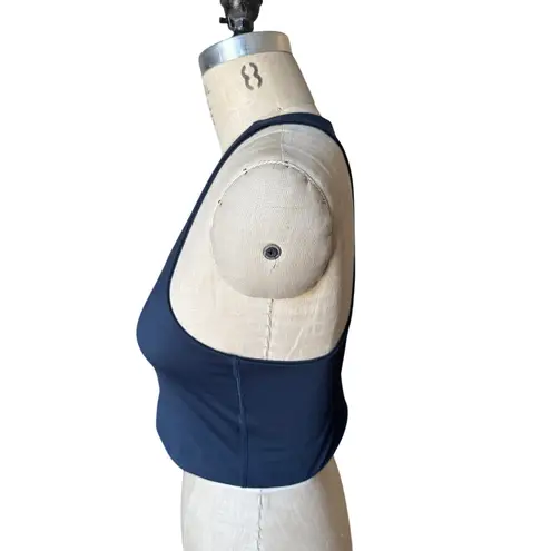 Girlfriend Collective Paloma Compression Bra in Navy Blue Size XL