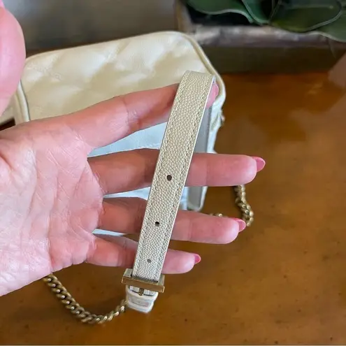 Saint Laurent LIKE NEW 80s Vanity YSL Crossbody Bag in Quilted Grained Leather