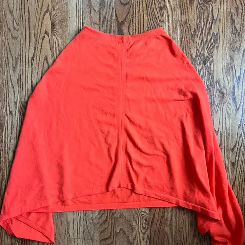 Victoria Harbour Orange Poncho Shrug with Sequined Witch Hats Size undefined