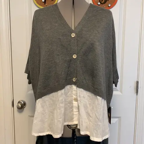 Kerisma Grey and White Top by NWT