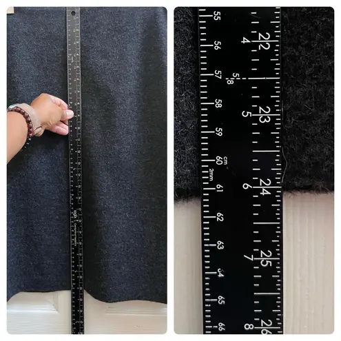 Brooks Brothers NWOT Charcoal Gray Wool Pencil Straight Skirt Petite Size 14