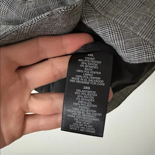 Norma Kamali XXL Charcoal Gray Women’s Vest