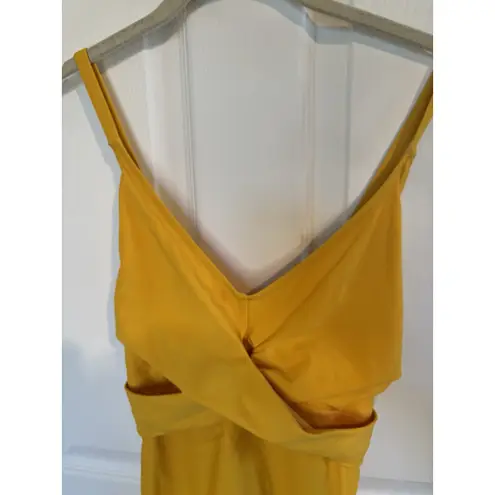 Beachsissi Tankini Top Golden Yellow XL Adjustable Straps Beach Vacation