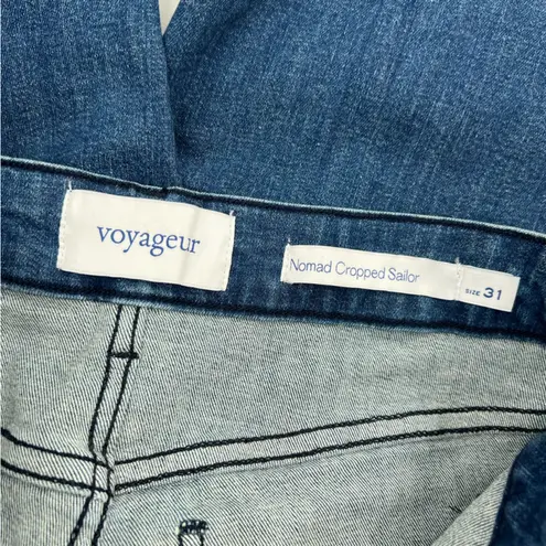 NWT Voyageur by MerSea Sailor Cropped Wide Leg Sz 31 Blue