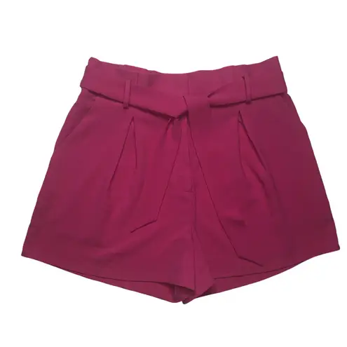 Free Press Pink Paperbag Tie Waist Shorts - Size XL