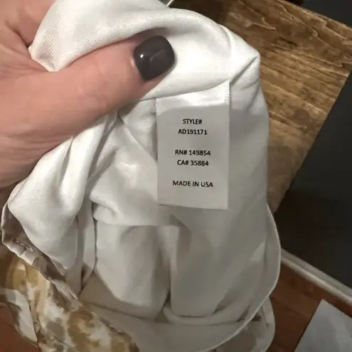 SADIE & SAGE Girl From Ipanema Romper – Taupe Gold – Size Small Tan