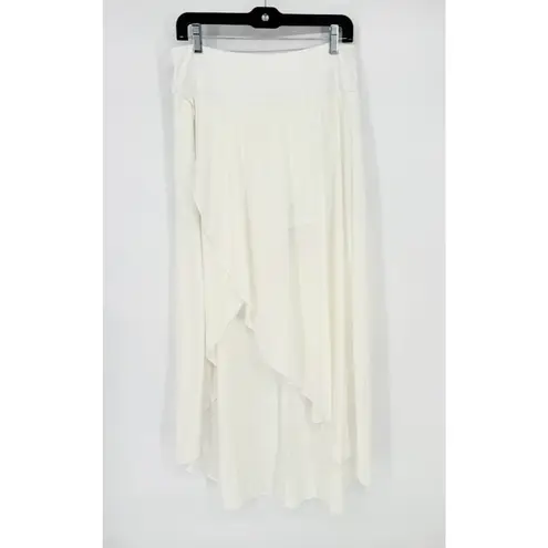 Halara Women’s Breezeful Skirt Large High Waisted High Low Ruffle 2-in-1 Flowy